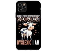 Dyslexic Cow Humorous Dyslexia Awareness Case for iPhone 11 Pro Max