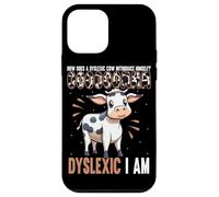 Dyslexic Cow Humorous Dyslexia Awareness Case for iPhone 12 mini