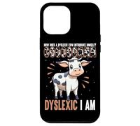 Dyslexic Cow Humorous Dyslexia Awareness Case for iPhone 12 Pro Max