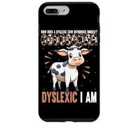 Dyslexic Cow Humorous Dyslexia Awareness Case for iPhone 7 Plus/8 Plus