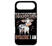 Dyslexic Cow Humorous Dyslexia Awareness Case for iPhone Air