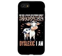 Dyslexic Cow Humorous Dyslexia Awareness Case for iPhone SE (2020) / 7/8