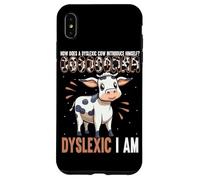 Dyslexic Cow Humorous Dyslexia Awareness Case for iPhone XS Max