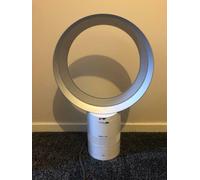 Dyson AM06 White & Silver Desk Fan - 12 Inch