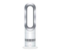 Dyson AM09 Hot & Cool Quiet Bladeless Tower Fan with Timer WHITE,SILVER
