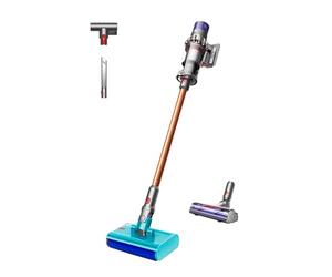 Dyson Cyclone V10 Submarine Wet and Dry Vacuum Cleaner | Floor Mop for Hard Floors, Anti-Tangle Technology, Up to 60 Min Autonomy, Wet Roller Head with Microfibre