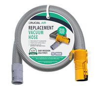 Dyson DC07 All Floors Hose Silver/Yellow # 904125-14, 904125-07, 904125-51; Designed and Engineered by Crucial Vacuum