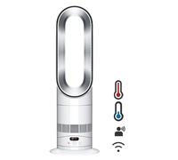 Dyson HF1 Hot Cool Remote Link Pre Heat Heater Cooling Fan in White Si