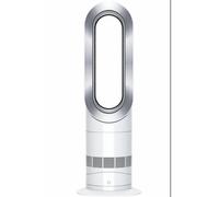 Dyson AM09 Hot and Cold Fan Heater - White and Nickel