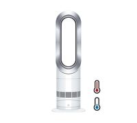 Dyson AM09 Hot and Cold Fan Heater - White and Nickel