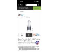 Dyson Pure Hot+Cool™ HP00 purifier fan heater - ✅ New