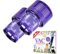 Dyson V10 Filter Replacements | Vac 6 Fresheners Lavender | For Dyson V10 SV12 Cyclone Animal Absolute Total Clean (Pack of 2)