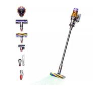 DYSON V12 Absolute Cordless Vacuum Cleaner - Nickel & Yellow, Yellow,Silver/Grey