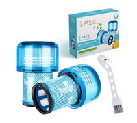 Dyson V12 Filter, 2-Pack Premium True HEPA Replacement Filters compatible with Dyson V12, V12 Detect, V12 Detect Slim, V12 Detect Slim Absolute, V12 Filter Replacement, Part no. 971517-01