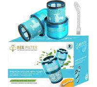 Dyson V15 Filter, 2 True HEPA Premium Filters Replacement for Dyson V15 Detect, V15 Detect Absolute, V15 Submarine, V15 Detect Filter, V11 Animal Filter, V11 Filter, Part no. 970013-02 & 970013-03