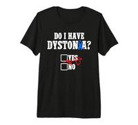 Dystonia Awareness Blue Ribbon Dystonia Warrior Premium T-Shirt