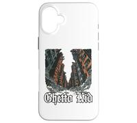 Dystopian ghetto prefabricated building dark Eastern bloc Case for iPhone 16 Plus