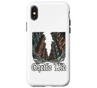 Dystopian ghetto prefabricated building dark Eastern bloc Case for iPhone X/XS