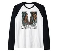 Dystopian Ghetto prefabricated Building Dark Eastern bloc Raglan Baseball Tee