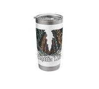 Dystopian Ghetto prefabricated Building Dark Eastern bloc Stainless Steel Insulated Tumbler