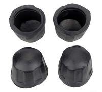 DystopiaWorld 4 Pieces Rubber Dust Cover Nuts for ATV Quad and Go Kart Fits For 50cc 70cc 110cc 125cc Off-Road Vehicles Replacement Nuts