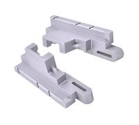 DystopiaWorld Aluminum Clip Slideway Ceilings for Jeep For Renegade Replacement Part Set of Two 77368445
