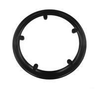 DystopiaWorld Bicycle Chainring Guard, 2-Pack Plastic Crankset Cover for 46T-48T 4- or 5-Hole Chainrings, Prevents Pant Leg Entanglement and Oil Splatter, Mountain Bike & Folding Bike Use(G5TDO-48)