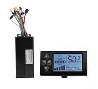 DystopiaWorld Brushless Controller And Display Kit, With S861 Lcd Display, For 40a 36v/48v/52v 1500w/2000w Electric Bike/scooter Motors, 15 Mos E-bike/scooter Controller Intelligent 3-mode