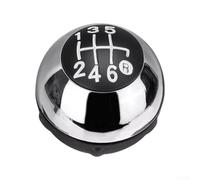 DystopiaWorld Car 6-Speed Manual Gear Shift Knob, Manual Shifter Head Ball, Sleek Modern Styling, Natural Fit On The Palm, for Fiat for 500 2012-2018