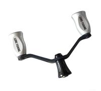 DystopiaWorld Carbon Fiber Rocker Arm Handle for DAIWA Fishing Reels Compatible with for Fuego for PROREX VLT Series Replacement Component (Silver)