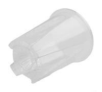 DystopiaWorld Clear Plastic Orchid Pot with Holes for Home, Office, and Garden (10cm)