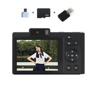 DystopiaWorld Digital Camera with 48MP Photo and 4K Video Capture, Autofocus Technology for Precise Shots, 2 8 Inch HD Screen, OTG Support for Fast File Transfers (Black 32G)