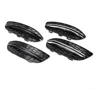 DystopiaWorld Front Bumper Grill, Fog Light Air Vent Grille Cover, Resists Fading, Cracking Or Warping, For For Mercedes C-Class For W205 2015-2018(A)
