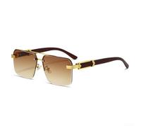 DystopiaWorld Half Frame Square Eyewear with Scratch Resistant Material, Stylish Marble Pattern, Ideal for Prolonged Screen Exposure (05)