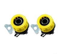 DystopiaWorld Kitchen Hose Garden Connector, 2 Pack 32mm Stainless Steel Collar Adjustable Tap Connector for Hose Pipe Secure Fit for Standard Round Taps Home and Outdoor Use