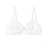 DystopiaWorld Lace Underwire Bra for Women 75B-85C Sizes | Delicate lace design, push up effect, underwire support, thin summer fabric, solid color options