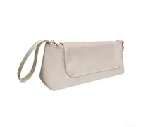 DystopiaWorld Large Capacity Hair Curling Tools Travel Bag, Waterproof Hair Tool Bag, Hair Curler Bags with Couple, for Curling Irons, Straighteners, Hair Dryers(White)