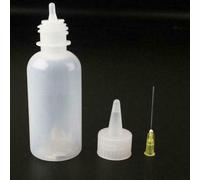 DystopiaWorld Needle Tip Bottle for Liquids, 2pcs Pack Bulk Perfume and Flux Dispenser