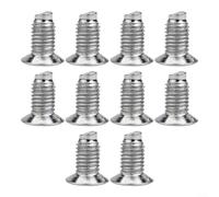 DystopiaWorld Sewing Machine Needle Plate Screws 10PCS Metal Screws for Reliable Flat Needle Operation