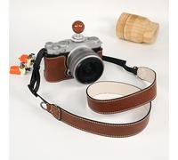DystopiaWorld Waterproof Leather Camera Case for Fujifilm XM5 Featuring Stylish Design and Convenient Accessory Storage (Brown)