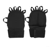 DystopiaWorld Wrist Guards, 1 Pair Weighted Training Gloves with Built-in Fine Sand for Enhanced Stability, Dirt-Resistant Polyester Boxing Gear for Martial Arts and MMA Sparring