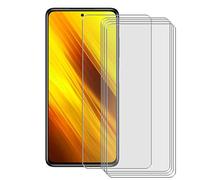 DYSu Premium Screen Film for Xiaomi Poco X3 NFC (6.67 Inches), [5 Pieces] Tempered Glass Screen Protector for Xiaomi Poco X3 NFC