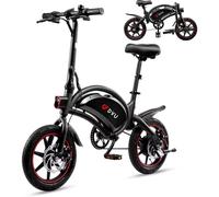 DYU D3F 14" Folding Electric Bike 250W 36V 10Ah Lightweight E-City Bike 15.5MPH