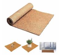 DYUEE Natural Coco Liner Roll 300x30x0.6CM 100% Coconut Coir Planter Liner Sheets 0.6CM Thick Coconut Fiber Mat for Flower Basket, Window Box, Garden, Pet Mat, Wall Troughs, Patio Containers