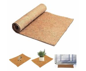 DYUEE Natural Coco Liner Roll 300x30x0.6CM 100% Coconut Coir Planter Liner Sheets 0.6CM Thick Coconut Fiber Mat for Flower Basket, Window Box, Garden, Pet Mat, Wall Troughs, Patio Containers