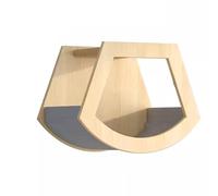 DYUNCZ Cat Wall Furniture, Cat Climbing Shelves, Wall Cat Shelves, Wooden Cat Climbing Shelf for Wall, for Sleeping, Playing, Climbing, and Lounging - Easily Holds Up to 35 Lbs (Color : Cat nest)