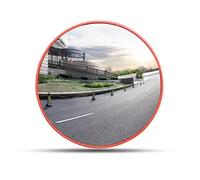 DYUNCZ Convex Mirror - 30/45/55/60/75/80cm Traffic Mirror Security Mirro, PC Wide Angle Curved Safety Mirror, Parking Mirror for Garage with Adjustable Wall Mounting Bracket(21")