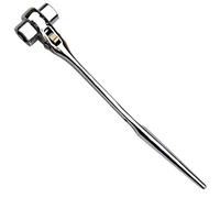 DYWISHKEY 19/22mm Scaffold Podger Ratchet Spanner Site Ratcheting Socket Wrench (Sliver)