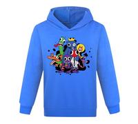 DYWPYCLQ Kids Boys' Hoodies fashion Game Cartoon Boys' Sweatshirts Long sleeved cotton clothes Girls' clothing Pullover top 5-6Y (UK, Age, 11 Years, 12 Years, Regular, Blue)