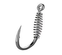 Dyxssm Fishing Spring Hook Circle Octopus Fishing Hooks (Type-1, 6# (40pcs))